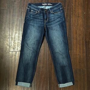 Signature by Levi Strauss & Co. Cropped Modern Slim Cuffed Jeans W26